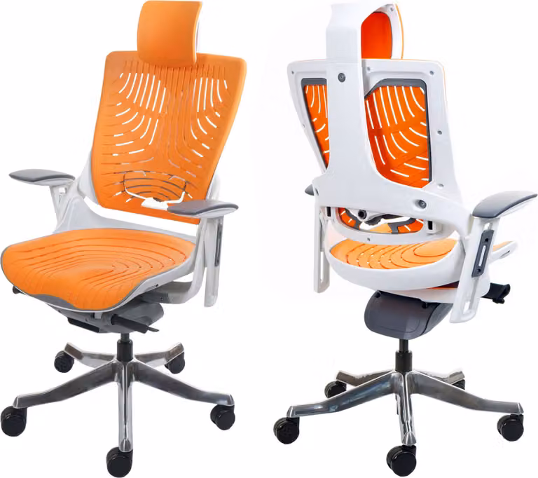 Mendler Ergonomische Bureaustoel met Armleuningen en Zwenkwielen voor Thuiswerkplek