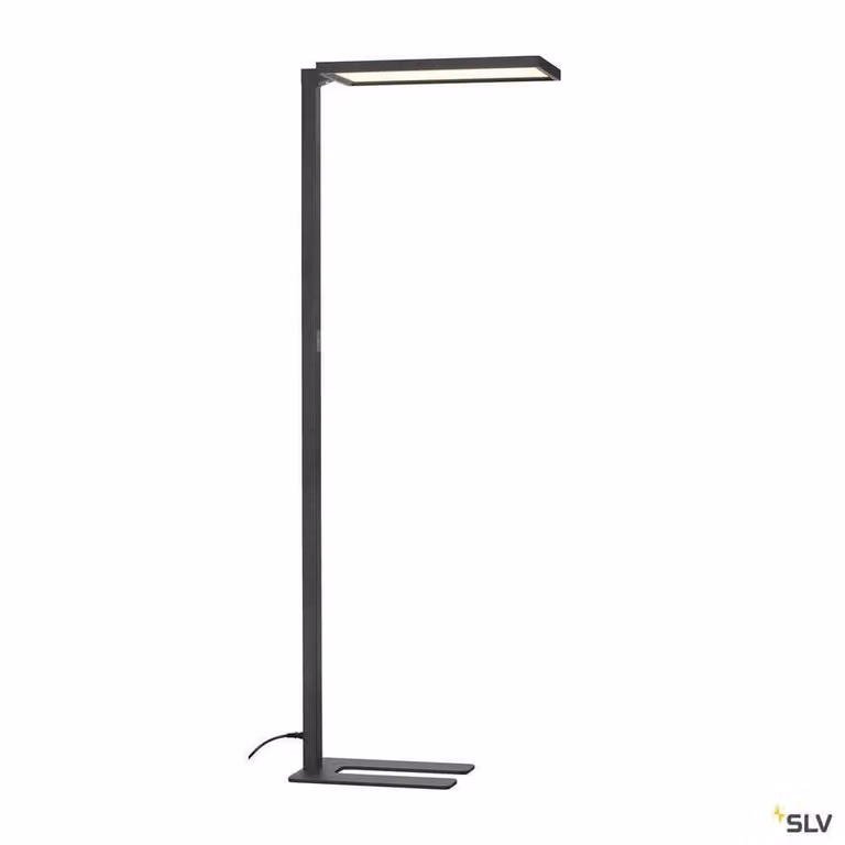 SLV Worklight Led vloerlamp zwart Hoogte: 195 cm
