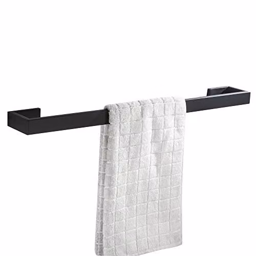 Flybath Handdoekstang 60 cm, Roestvrij staal, Matzwart