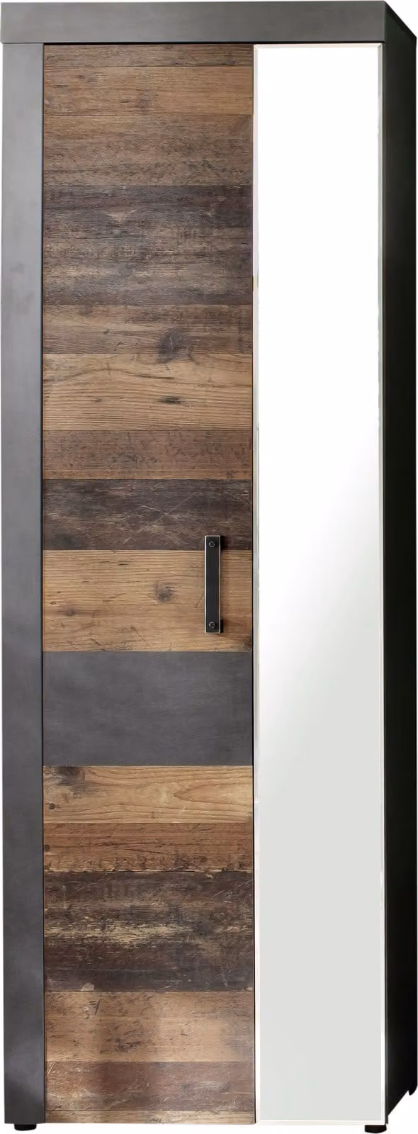 Trendteam Garderobekast Indy Matera, Grafietgrijs/Old Wood, B: 65 cm, H: 192 cm, D: 34 cm