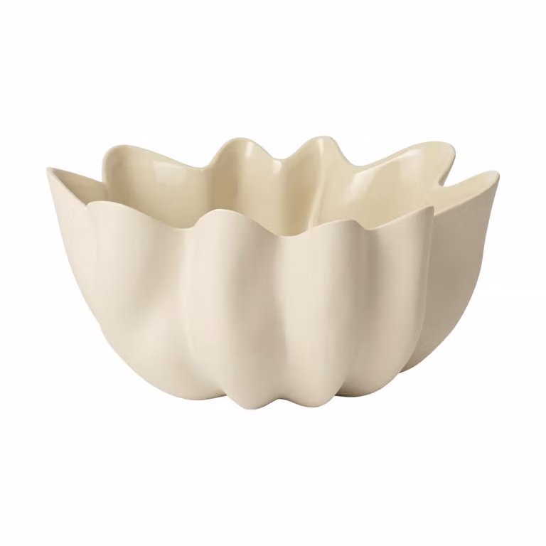 Ferm Living Nium decoratieve schaal, wit, Ø 36 cm