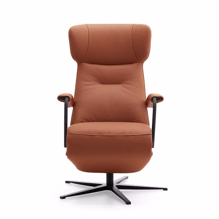 Prominent Relaxstoel C-102 - Bruin - Kunstleer