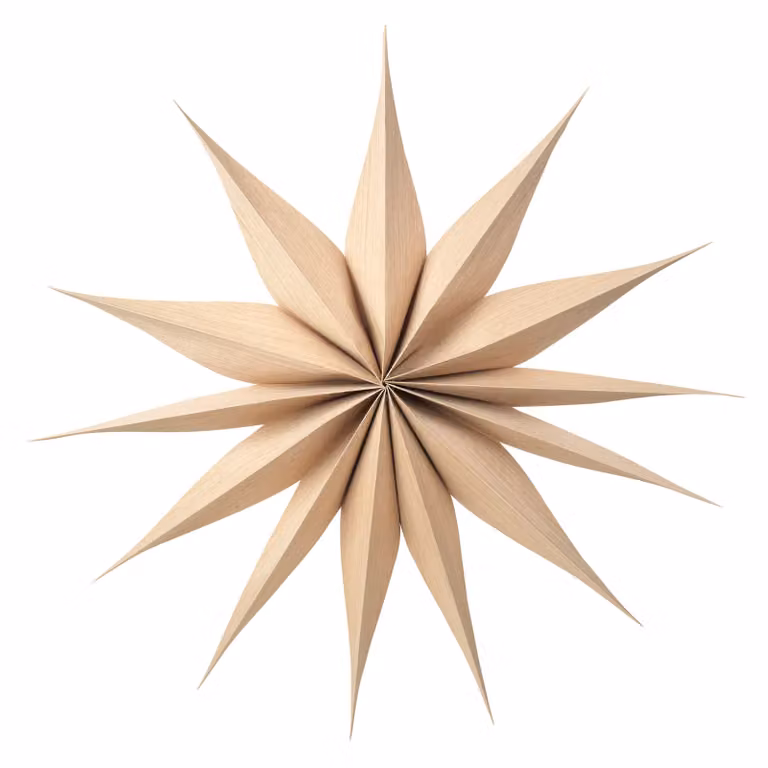 Broste Copenhagen Venok ster kerstdecoratie Natural Ø70 cm