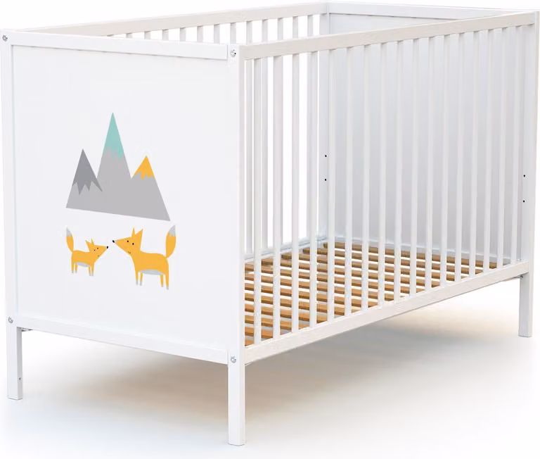 WEBABY Kinderbed voor baby's, 60 x 120 cm