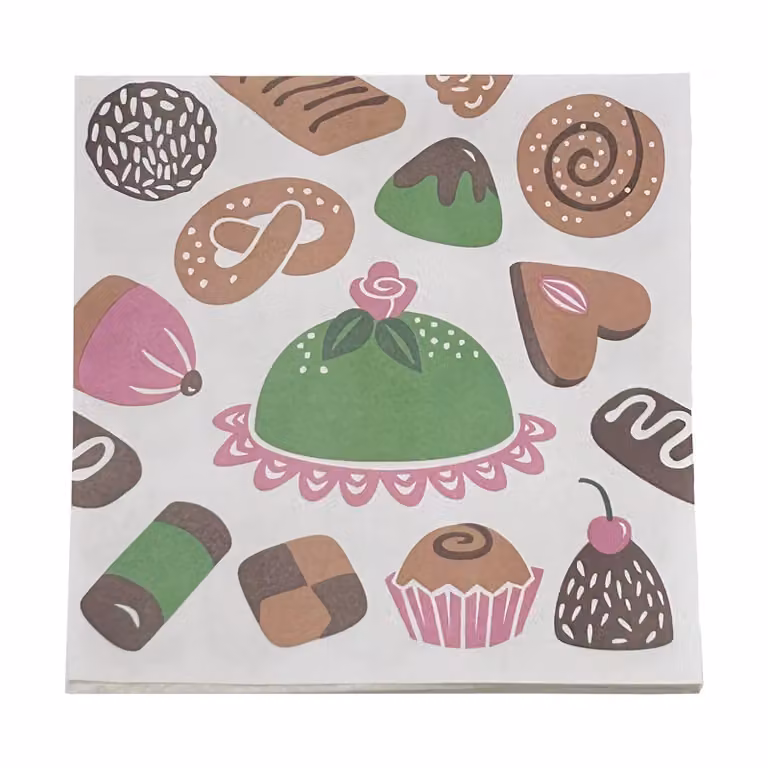 Klippan Yllefabrik Fika papieren servetten 20-pack 33 x 33 cm