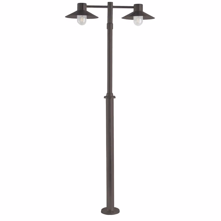 Franssen Selva Klassieke Buitenlantaarn 2-lichts zwart metalen tuinverlichting