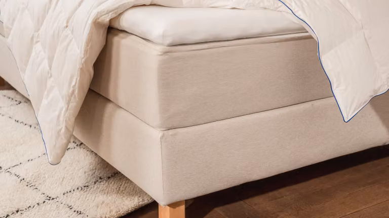 BRUNO Hoeslaken van gekamd katoen voor volwassenen, wit of beige, 240 cm