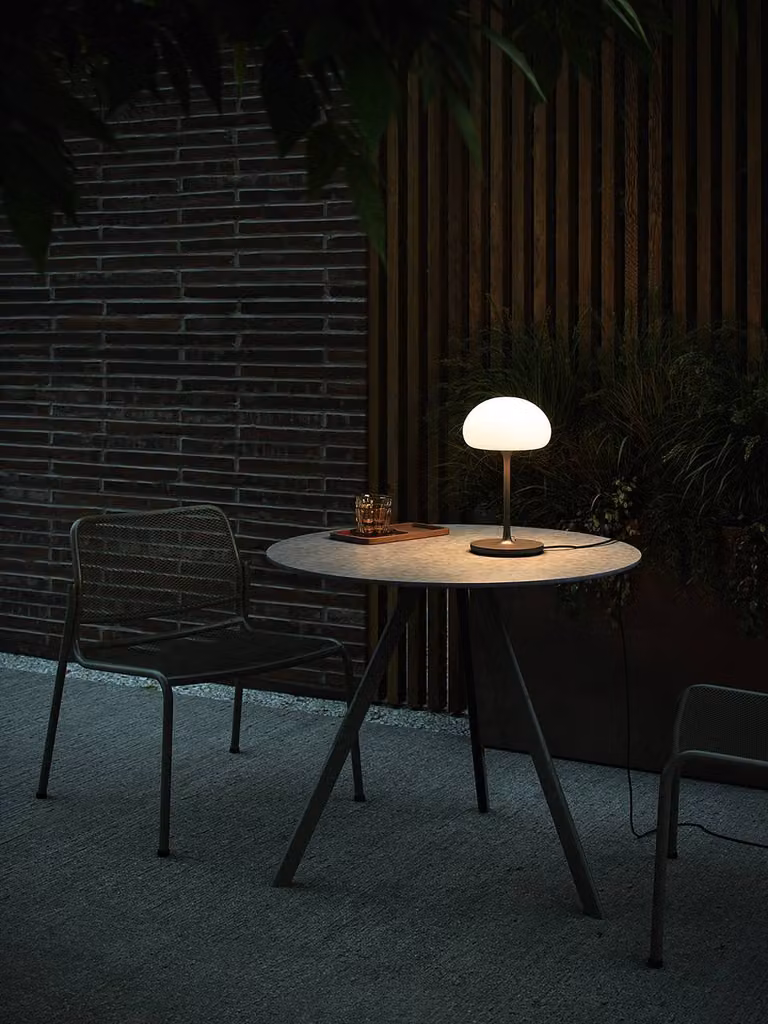 Nordlux Sponge oplaadbare LED tafellamp grijs/wit
