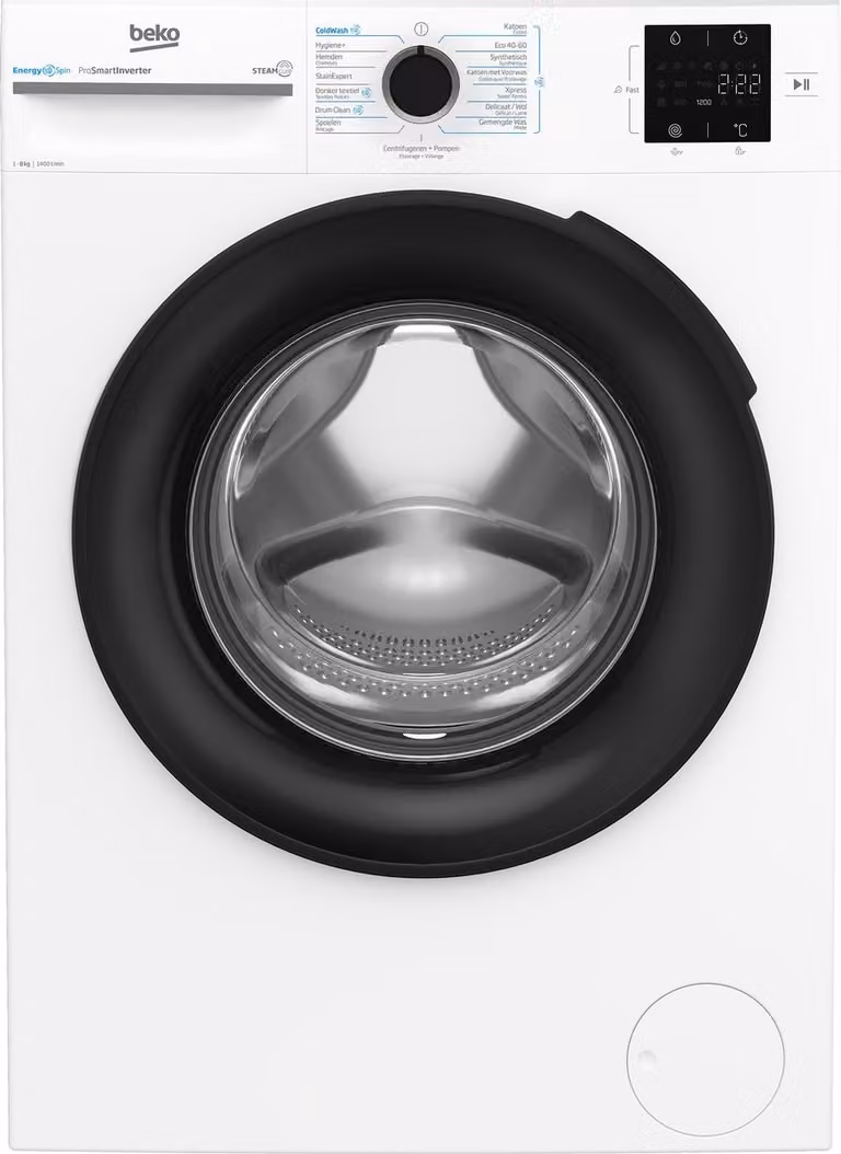 Beko B300 BM3WFT3841W Wasmachine Voorlader 8 kg 1400 RPM Wit