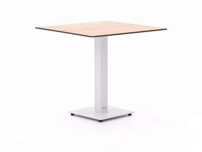 Forza Furniture Tuineettafel Forza Vierkant Beige B/D/H: 70 x 70 x 70 cm