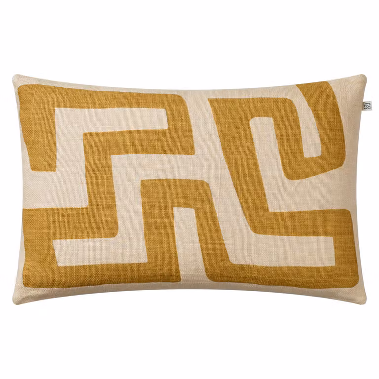 Chhatwal & Jonsson Nagra kussensloop Spicy yellow 40x60 cm