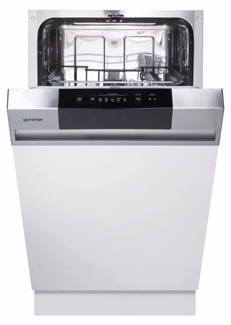 Gorenje GI520E15X Inbouw vaatwasser met AquaStop - Zilver - Breedte: 45 cm