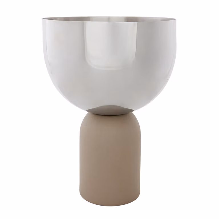 AYTM Torus bloempot Silver-taupe Ø17 cm
