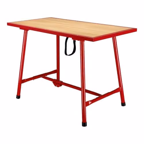 Wiltec Inklapbare Werkbank met inklapbaar werkblad, Draagvermogen 300 kg, B/D/H: 120 x 62,5 x 83 cm