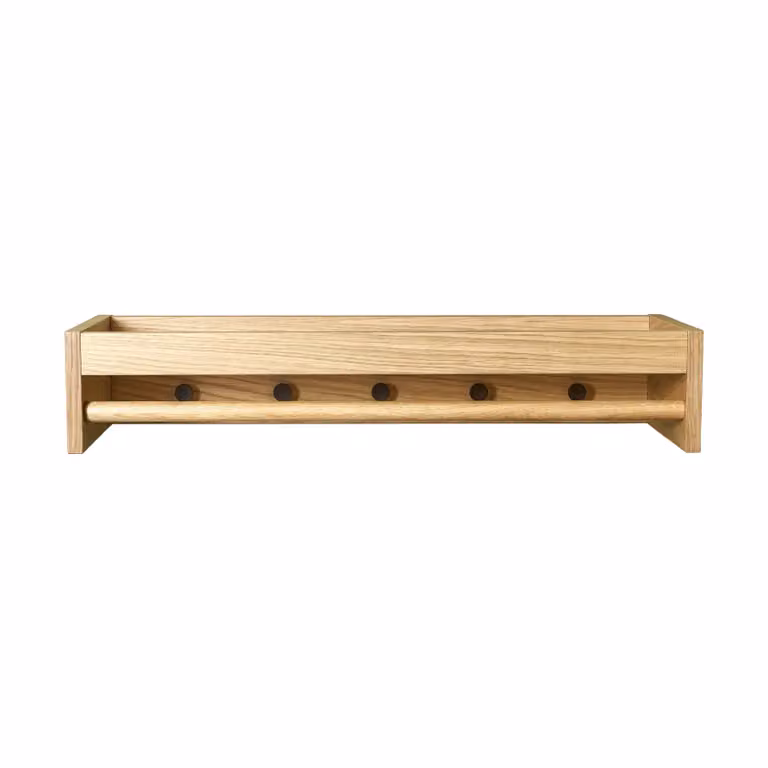 Maze Gentle hoedenplank Eiken, B: 78 cm, D: 15 cm, H: 32 cm