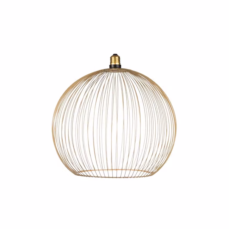 Segula Floating Filo Zand LED Globe Lamp - Beige/Goud - E27 - 6W - 450lm - 2200K - Ø 30cm