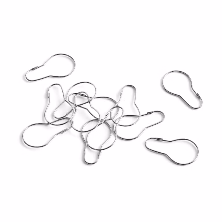 HAY Gordijnringen voor douchegordijn 12-pack Chrome