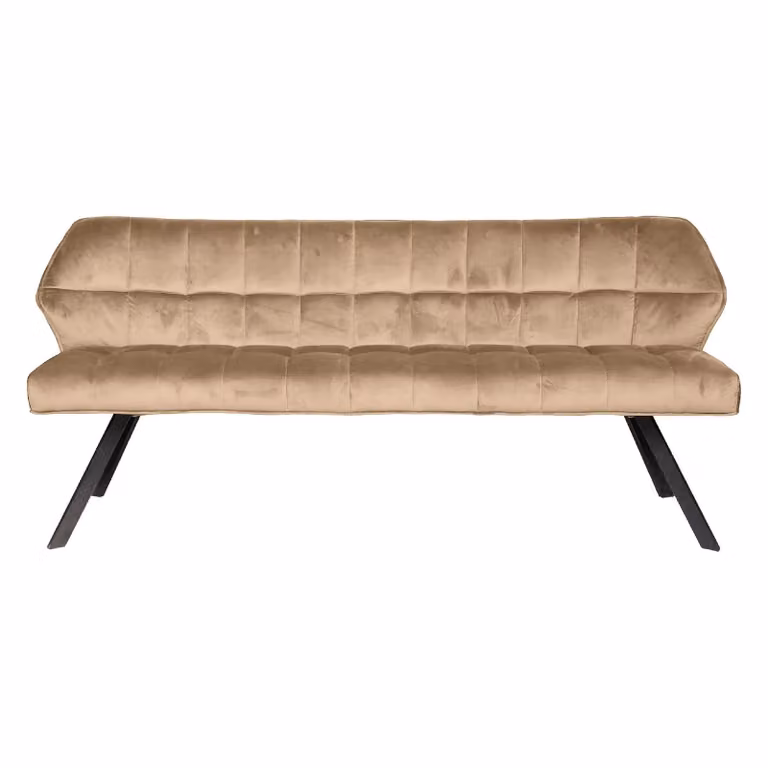 Nest of Nora Elda Eetkamerbank - Champagne velvet