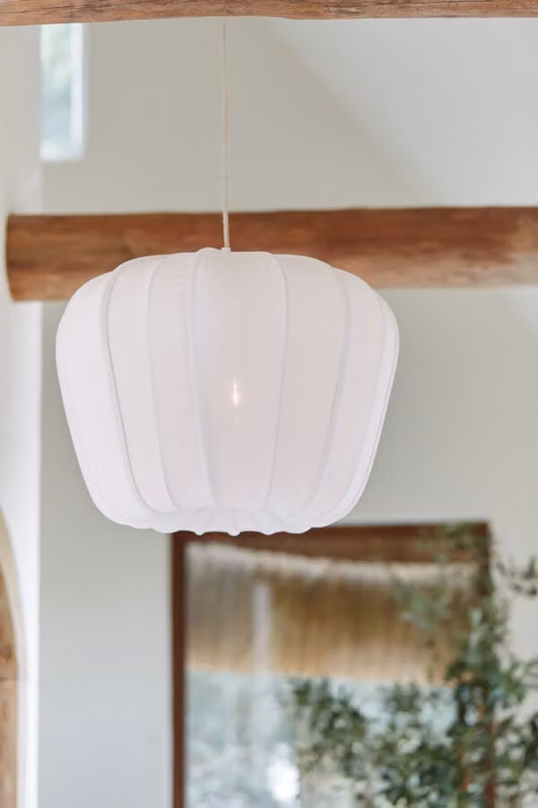 Light & Living Zubedo hanglamp wit/beige Ø 60 x 45 cm
