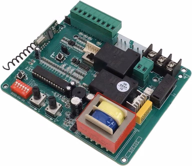 Elektronische besturingsprint voor elektrische poortsystemen en garagepoorten, multicolor, 220V