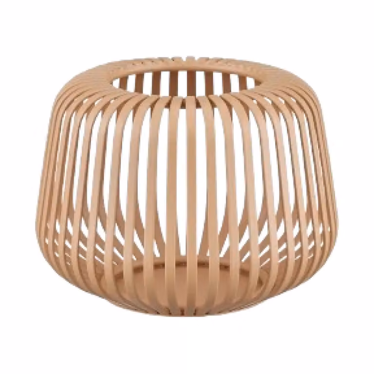 Blomus Lito lantaarn kaarsenhouder voor stompkaarsen, Indian Tan, Ø 13,5 cm