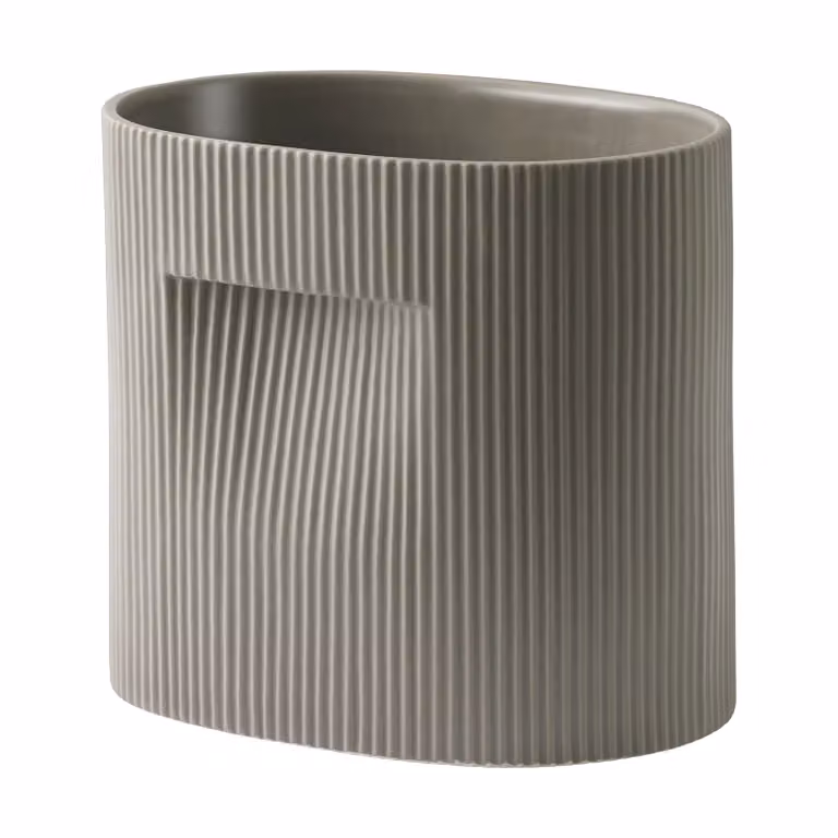 Muuto Ridge pot Taupe 24 cm