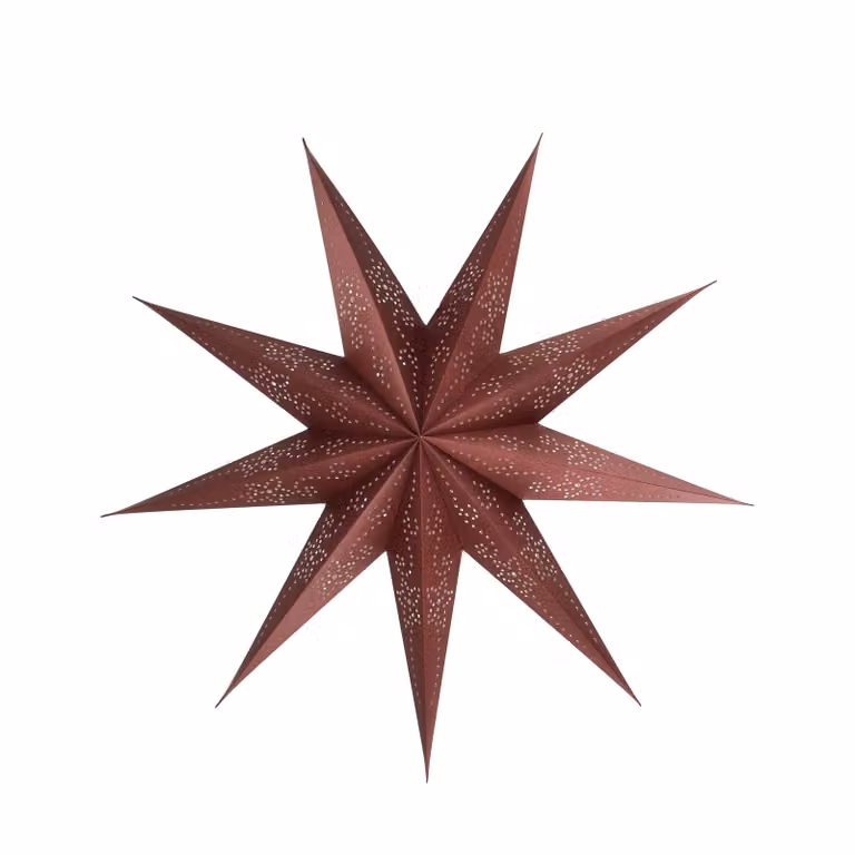 Scandi Living Folk adventster Burgundy, Ø45 cm