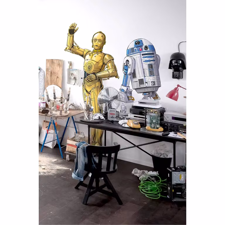 home24 Vlies-fotobehang C-3PO XXL Breedte: 127 cm, Hoogte: 200 cm