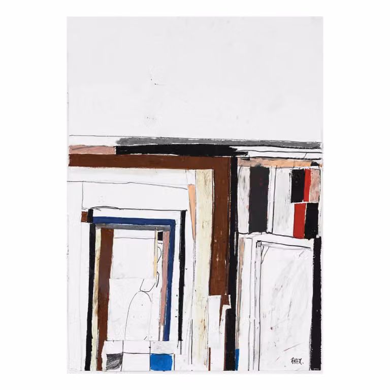 Fine Little Day We only got out at night poster Multi, 50 x 70 cm