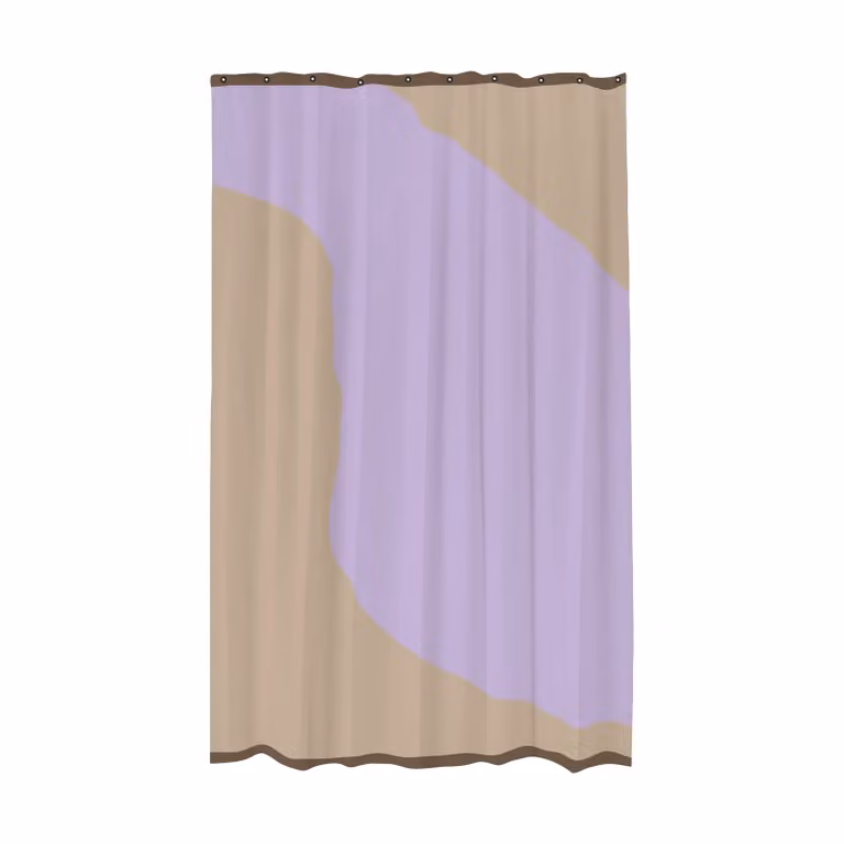 Mette Ditmer Nova Arte douchegordijn Sand-lilac 150 x 200 cm