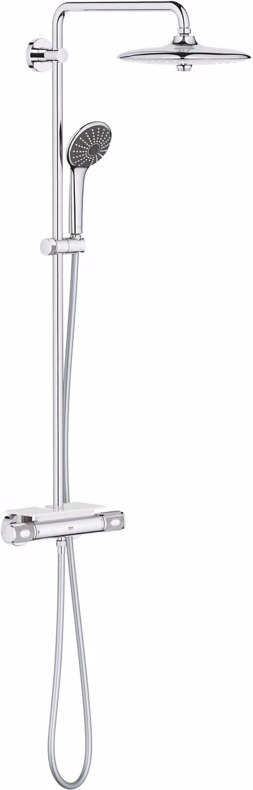 Grohe Vitalio System 260 doucheset voor wandmontage, 1,75 meter, met draaibare ventielen