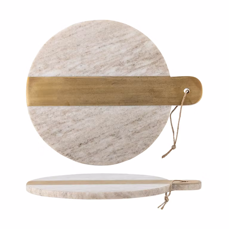 Bloomingville Villette marmeren snijplank wit B: 30,5 cm, D: 25 cm