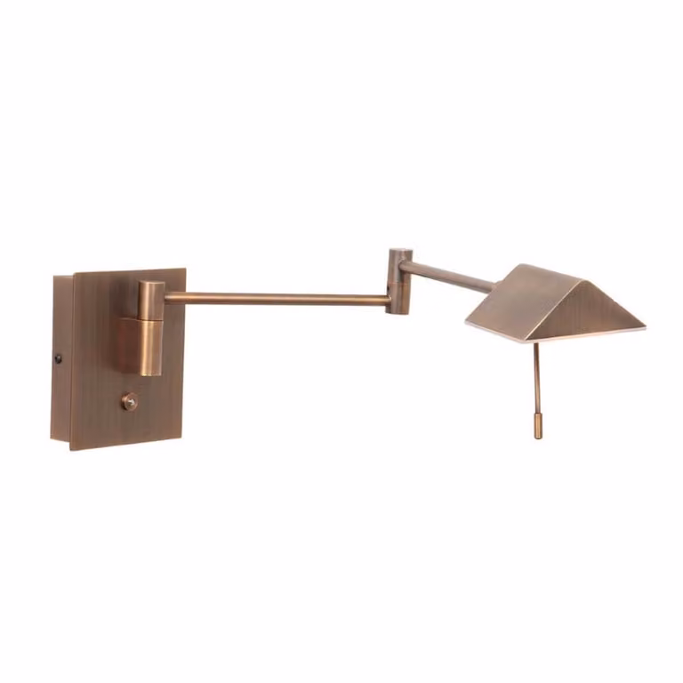 Steinhauer Retina bronzen wand leeslamp
