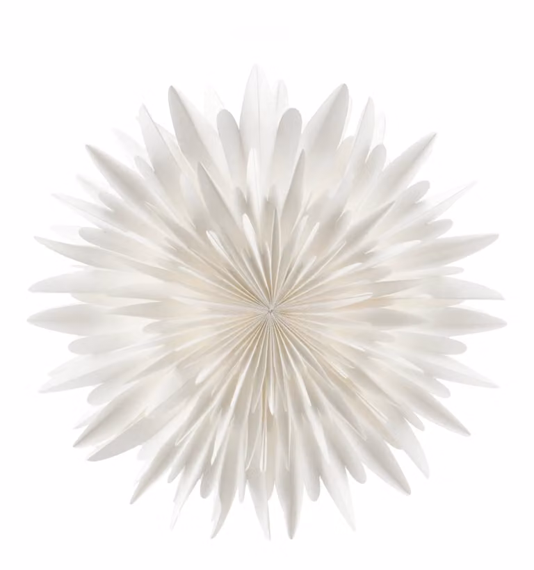 Scandi Living Luna adventsster wit 80 cm