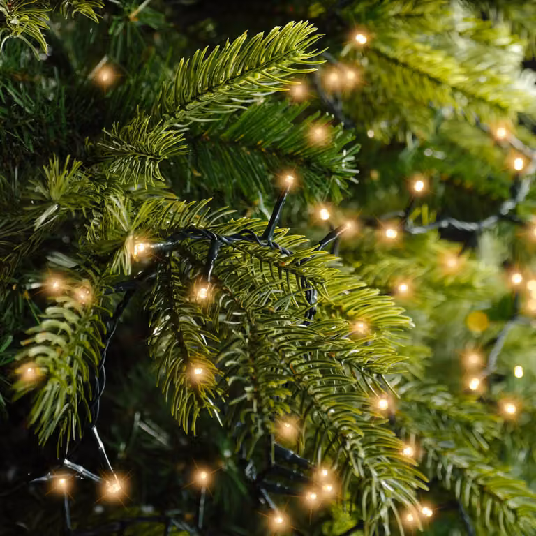 Kaemingk Lumineo Lichtslinger Compact 2000 LED Klassiek Warm Licht voor Buiten 45 meter Groen