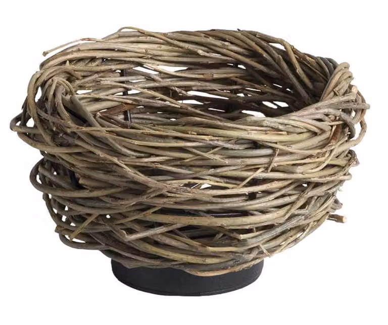 Nest Grondspot Franssen - Bruin hout - Rond