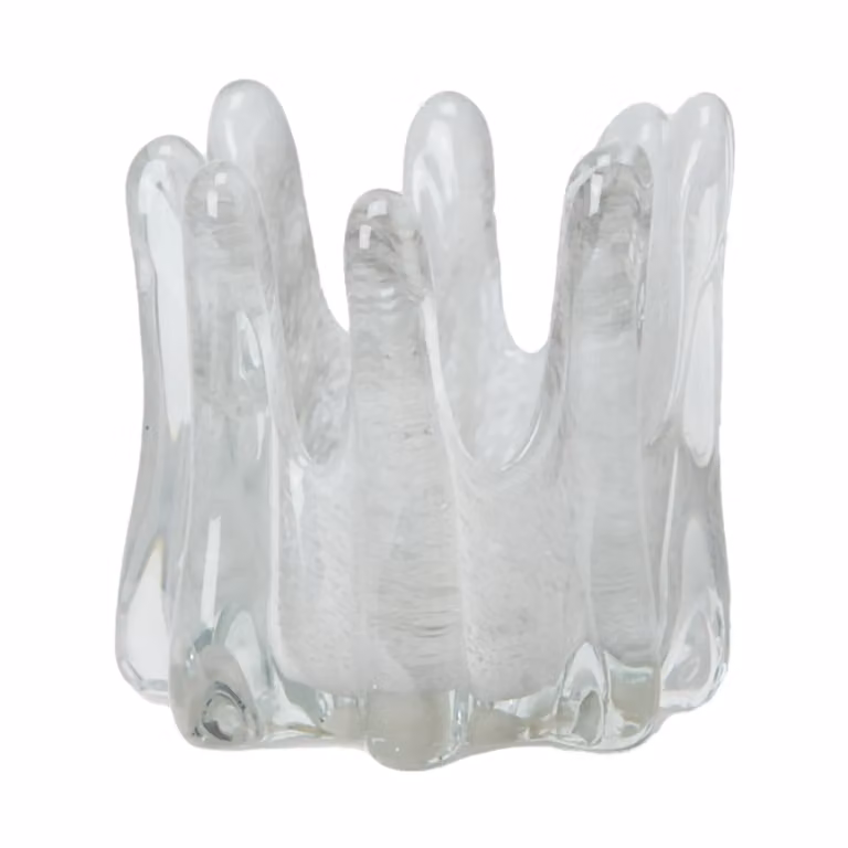 Olsson & Jensen Helix waxinelichtjeshouder Lichtgrijs Ø14 cm