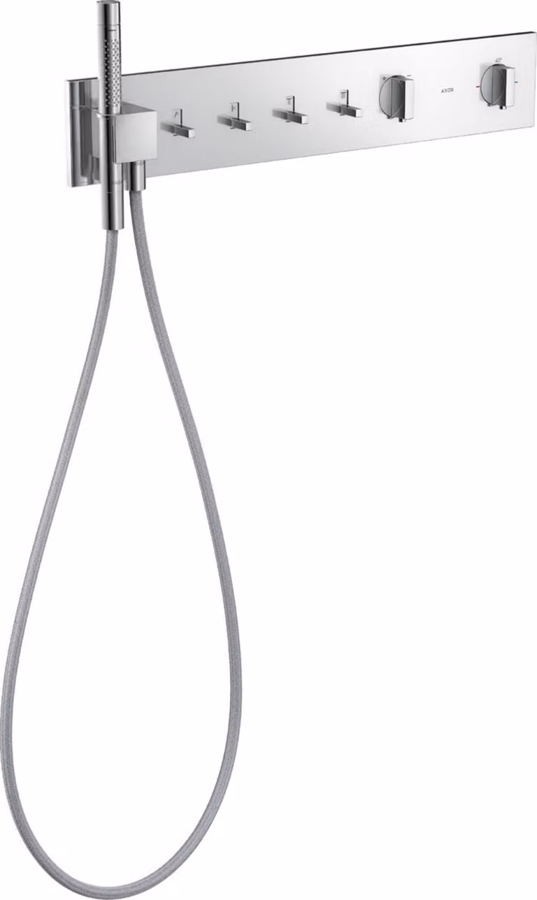 Axor ShowerComposition Thermostaatmodule, inbouwmodel, 610 / 110, 4 uitgangen, chroom