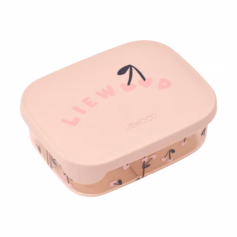 Liewood Arthur Tritan lunchtrommel Kersenhart Liewood-roze B: 17 cm, D: 13,5 cm
