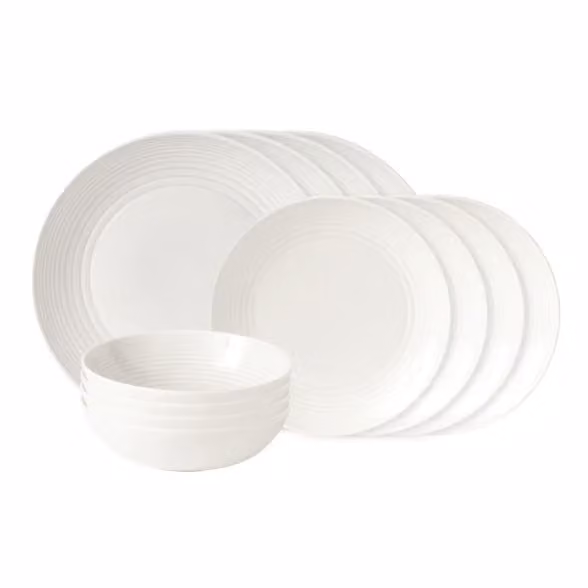 Royal Doulton Gordon Ramsay Maze Serviesset 12-delig Wit Steengoed