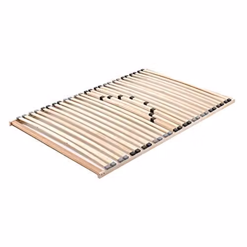 Vipack Lattenbodem Extra van massief hout in licht hout, 200 x 120 cm
