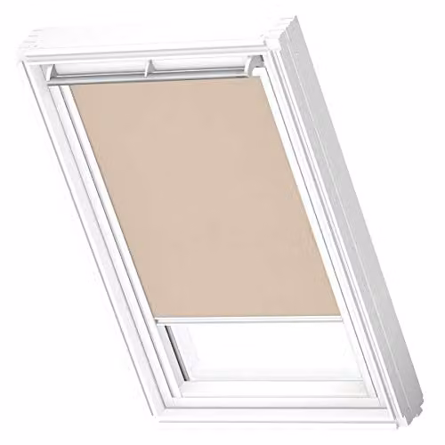 VELUX Lichtdoorlatend Rolgordijn RFL MK06 met Witte Geleiders, Zand
