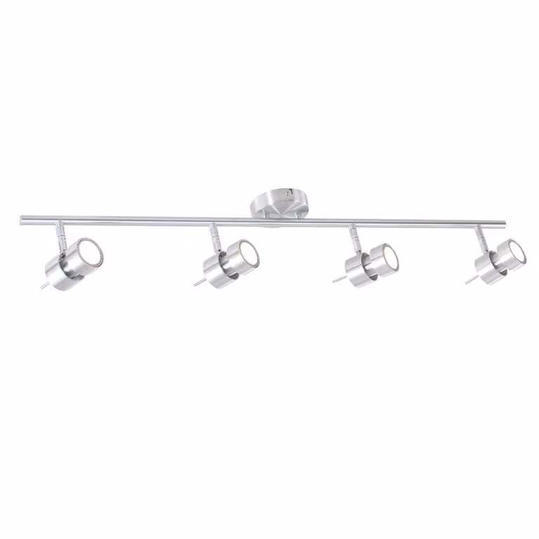 Steinhauer Natasja LED plafondspot 4-lichts grijs/zilver