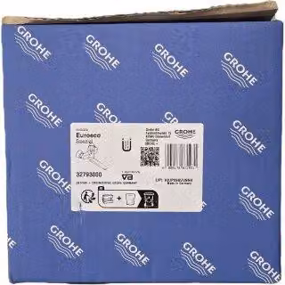 Grohe Euroeco Special veiligheidsmengkraan voor wastafel, wandmontage, chroom, uitloop 256mm, model 32793000
