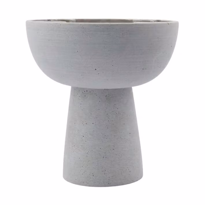 House Doctor Marb kandelaar voor tealights, grijs beton, Ø 20 cm