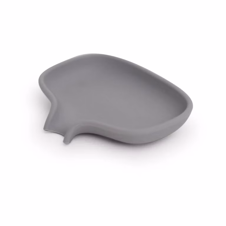 Bosign Soap Saver Flow zeepbakje met afdruipfunctie small Grijs