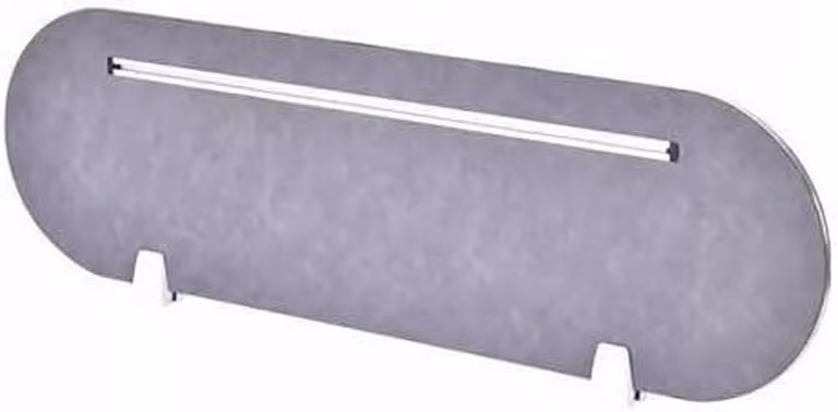 Geluidsdempende kantoorafscheiding Bureauverdeler Beige 30 x 60 cm
