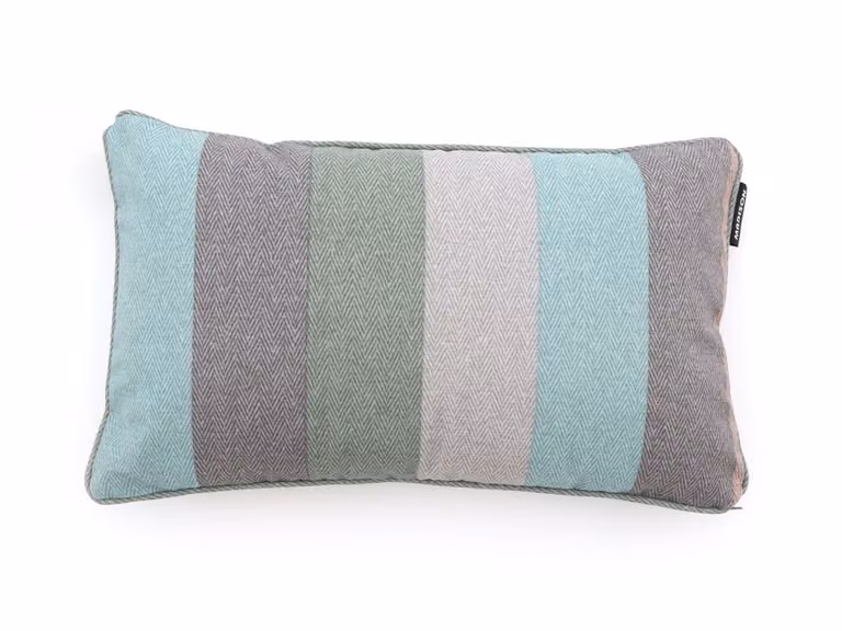 Madison Sierkussen voor de tuin, Grijs-Antraciet, Gestreept, 50 x 30 cm