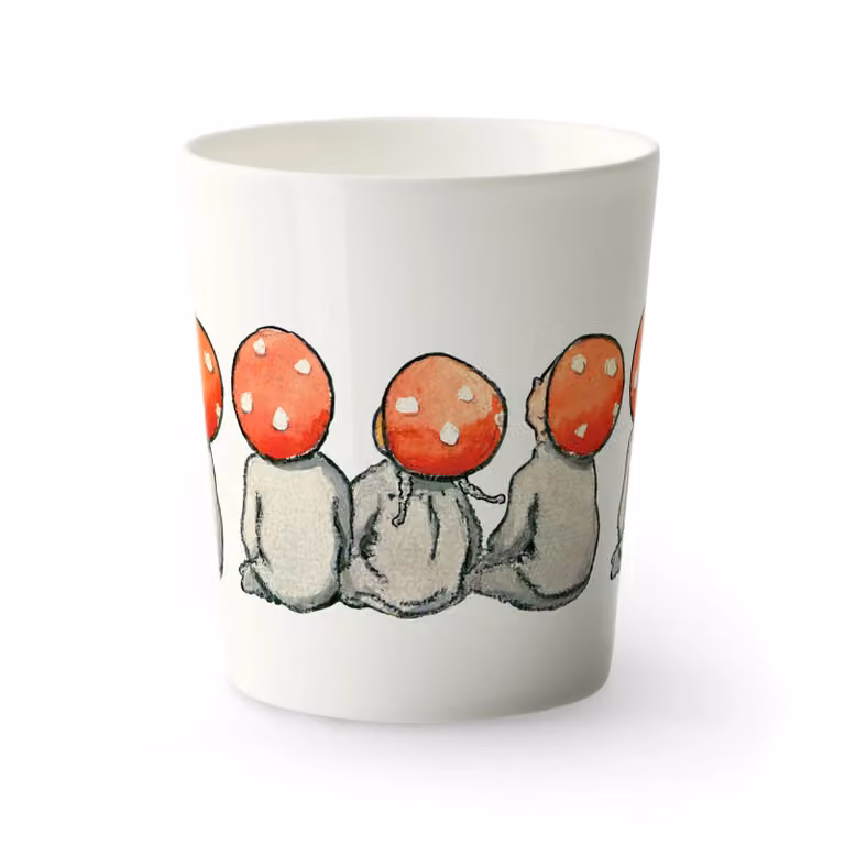 Design House Stockholm Children of the Forest mok 28 cl Wit