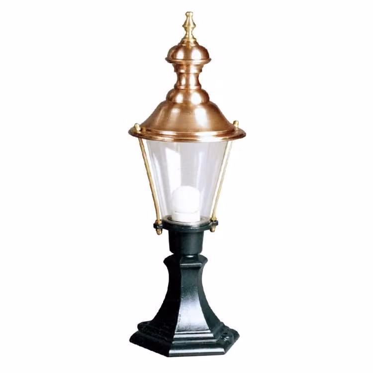 KS Verlichting Nostalgische sokkellamp Breda D 207 antraciet
